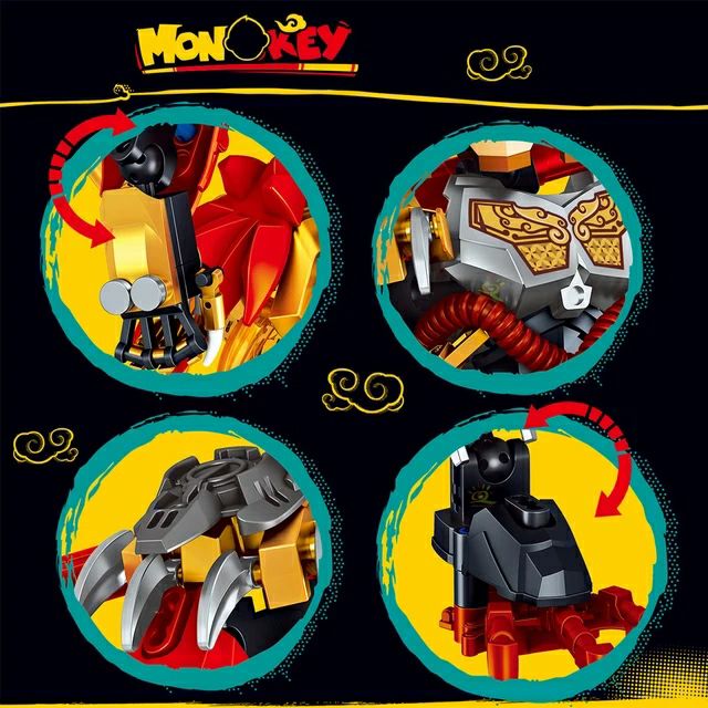 [HCM]Đồ chơi Lego Robot Ngộ Không PRCK 69751 Monkey King Mech