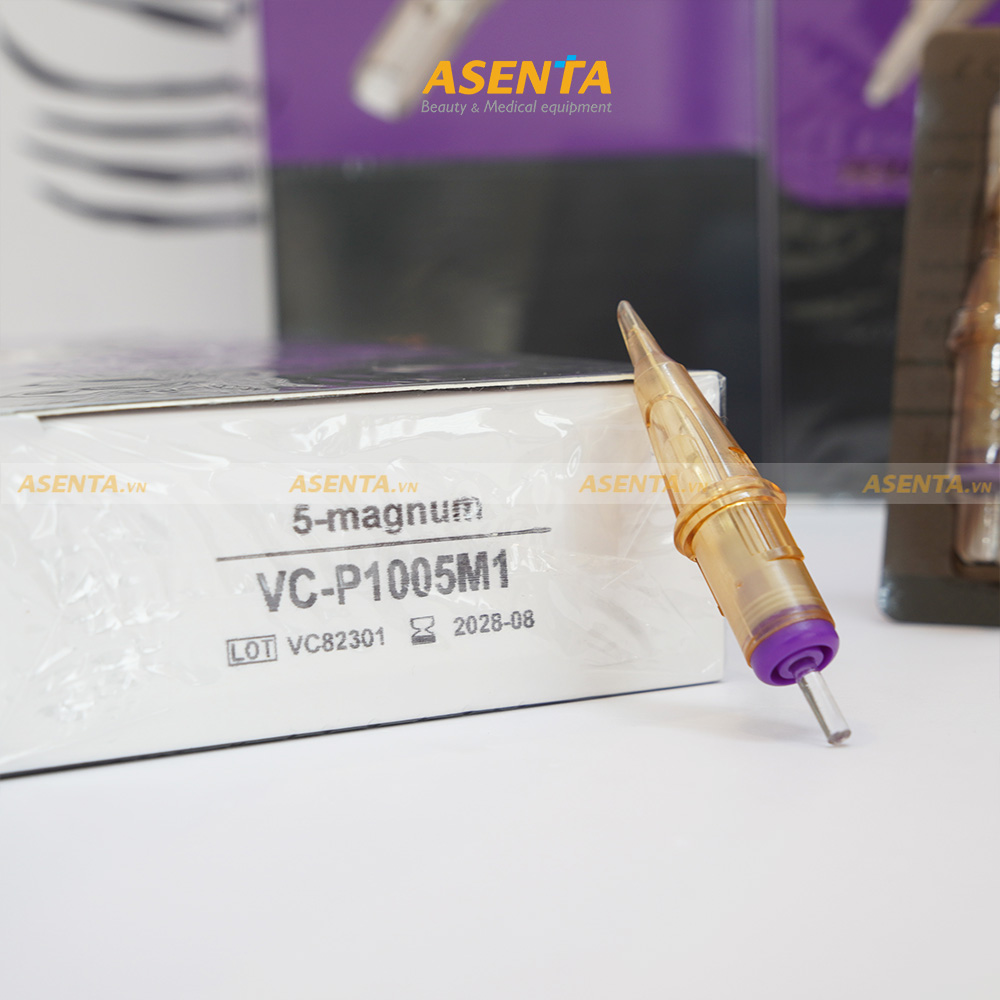 [Lẻ 5 kim] Kim máy pen phun xăm thẩm mỹ Ez VS V-sellect Asenta