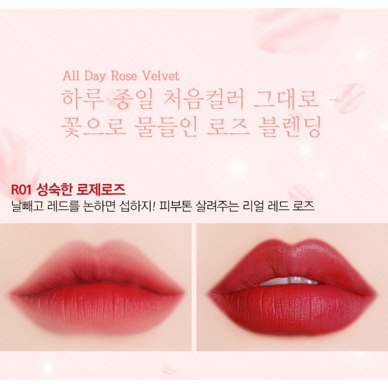 [HCM]Son thỏi Black Rouge Rose Velvet Lipstick