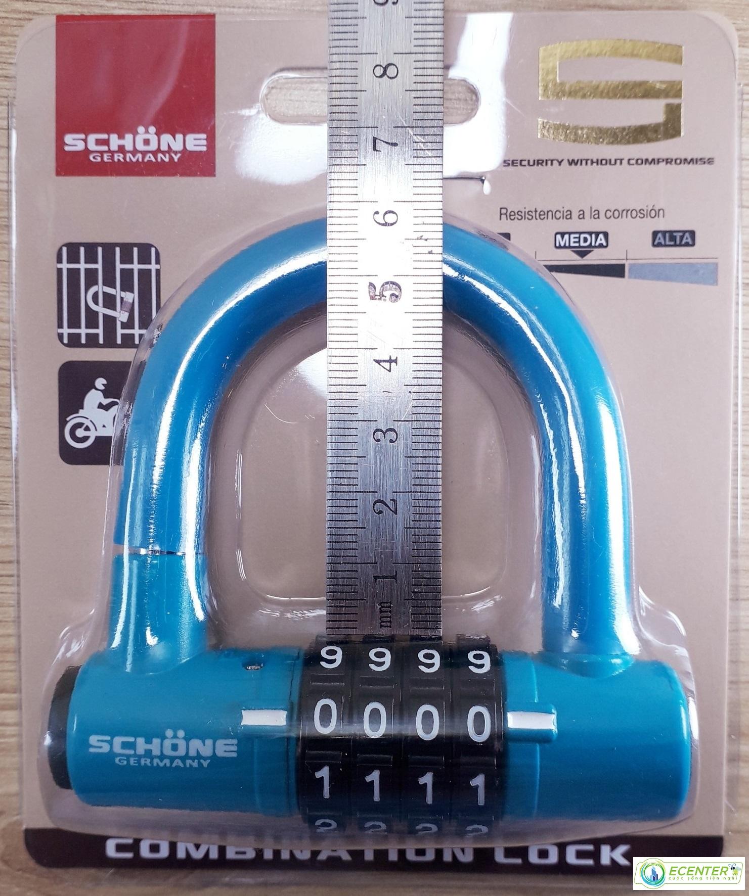 Ổ KHÓA SỐ SCHONE SC-701 CAO CẤP ( ĐEN - XANH - ĐỎ )