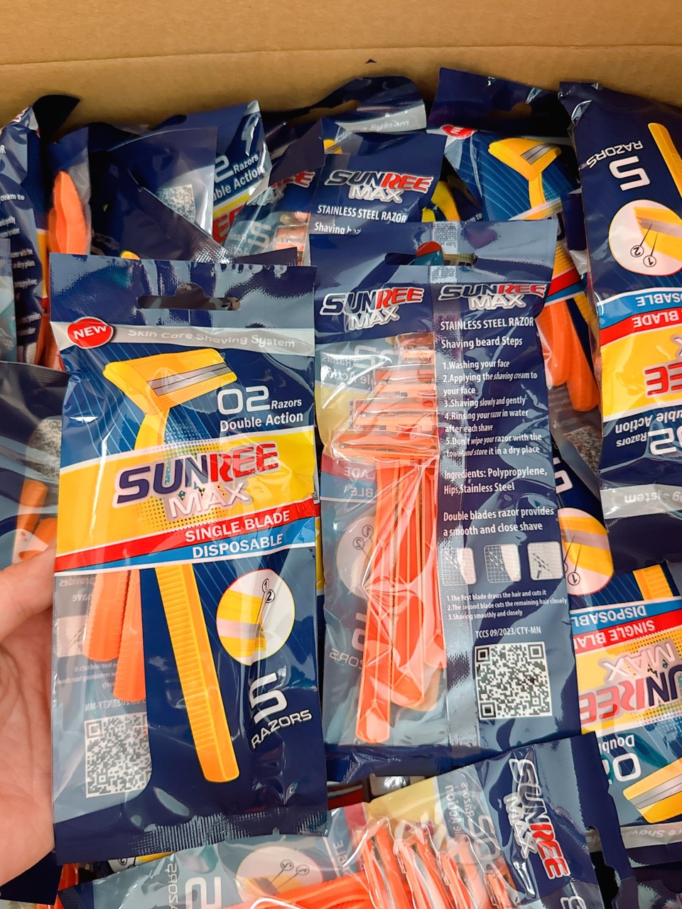 Dao cạo râu 2 lưỡi (5 cây/ Bịch)