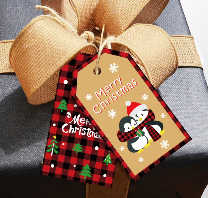 Set thiệp trang trí noel trang trí giáng sinh mẫu hiện đại