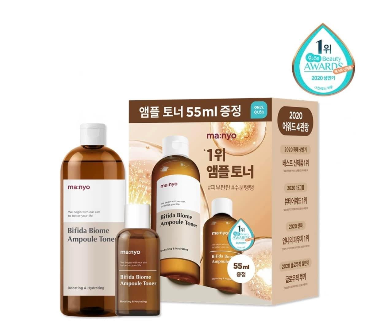 Nước cân bằng da MANYO Bifida Biome Ampoule Toner
