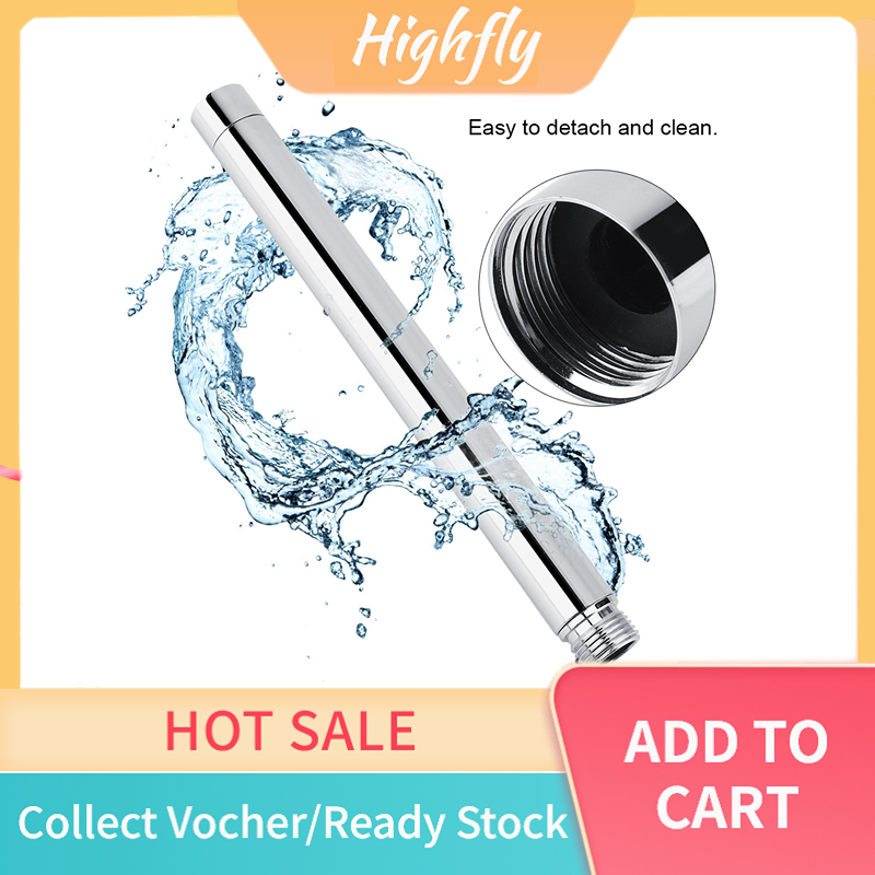 Bathroom Accessory 8inch Round 201 Stainless Steel Shower Extension Tube With Chrome Plating