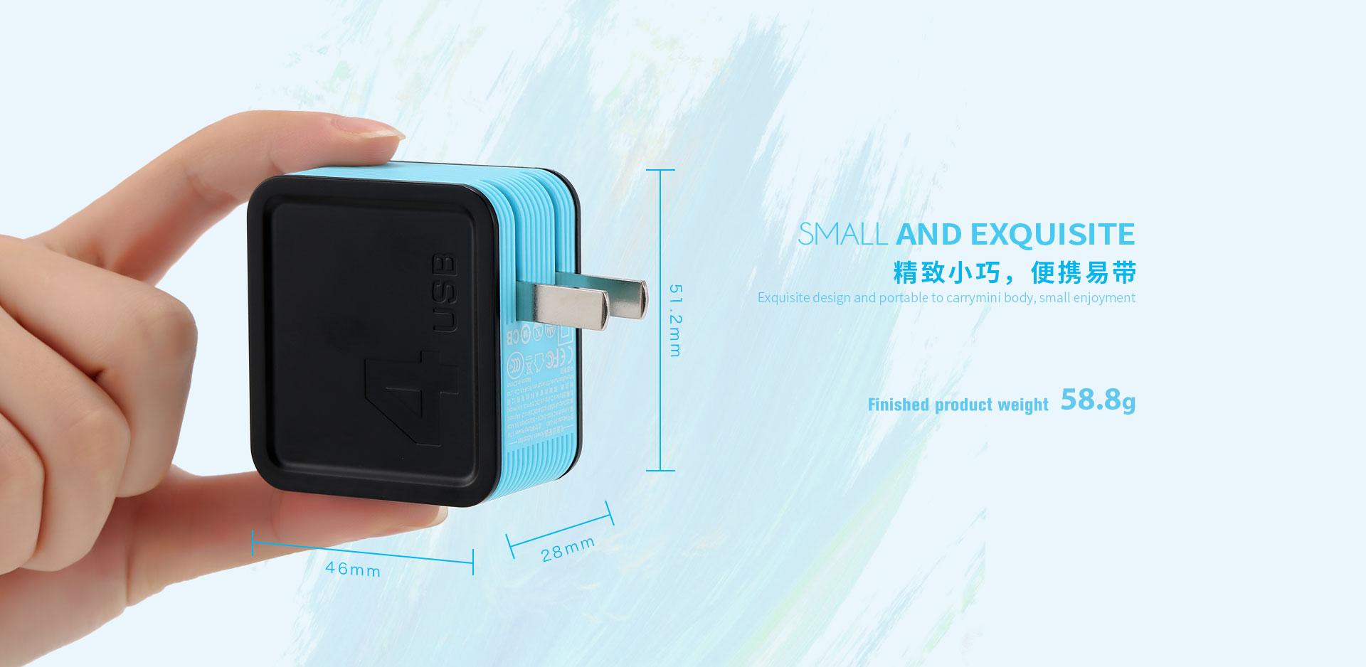 CỦ SẠC REMAX RP-U40 - 4 CỔNG USB 3.4A - SẠC NHANH