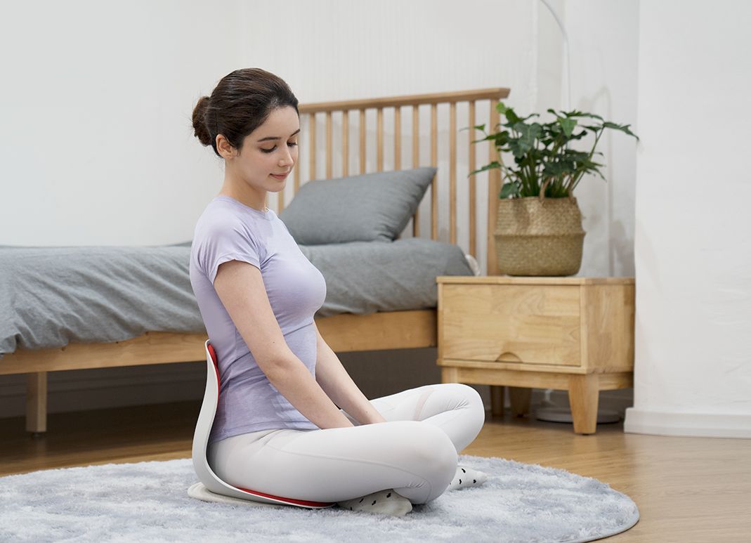 Ghế  chống gù Curble Chair Wider, phù hợp khoảng cân nặng 40-60kg, điều chỉnh tư thế ngồi, Hỗ trợ giảm áp lực cho cột sống Hàn Quốc [CHÍNH HÃNG ABLUE ]