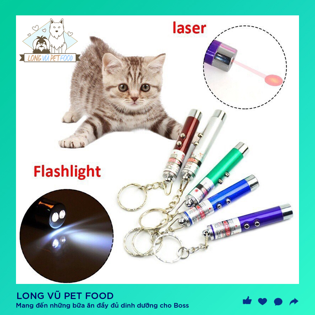 Đồ Chơi Đèn Laze Led Cho Chó Mèo, đồ chơi cho chó, đồ chơi cho mèo, đồ thú cưng - Long Vũ Pet Food