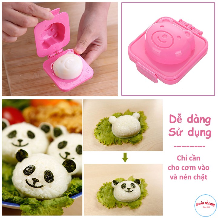 Set 3c 6c khuôn cơm tạo hình cho bé siêu dễ thương
