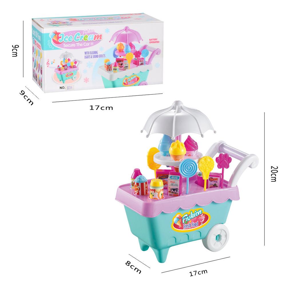 Bộ đồ chơi xe kem Mini siêu cute cho bé gái