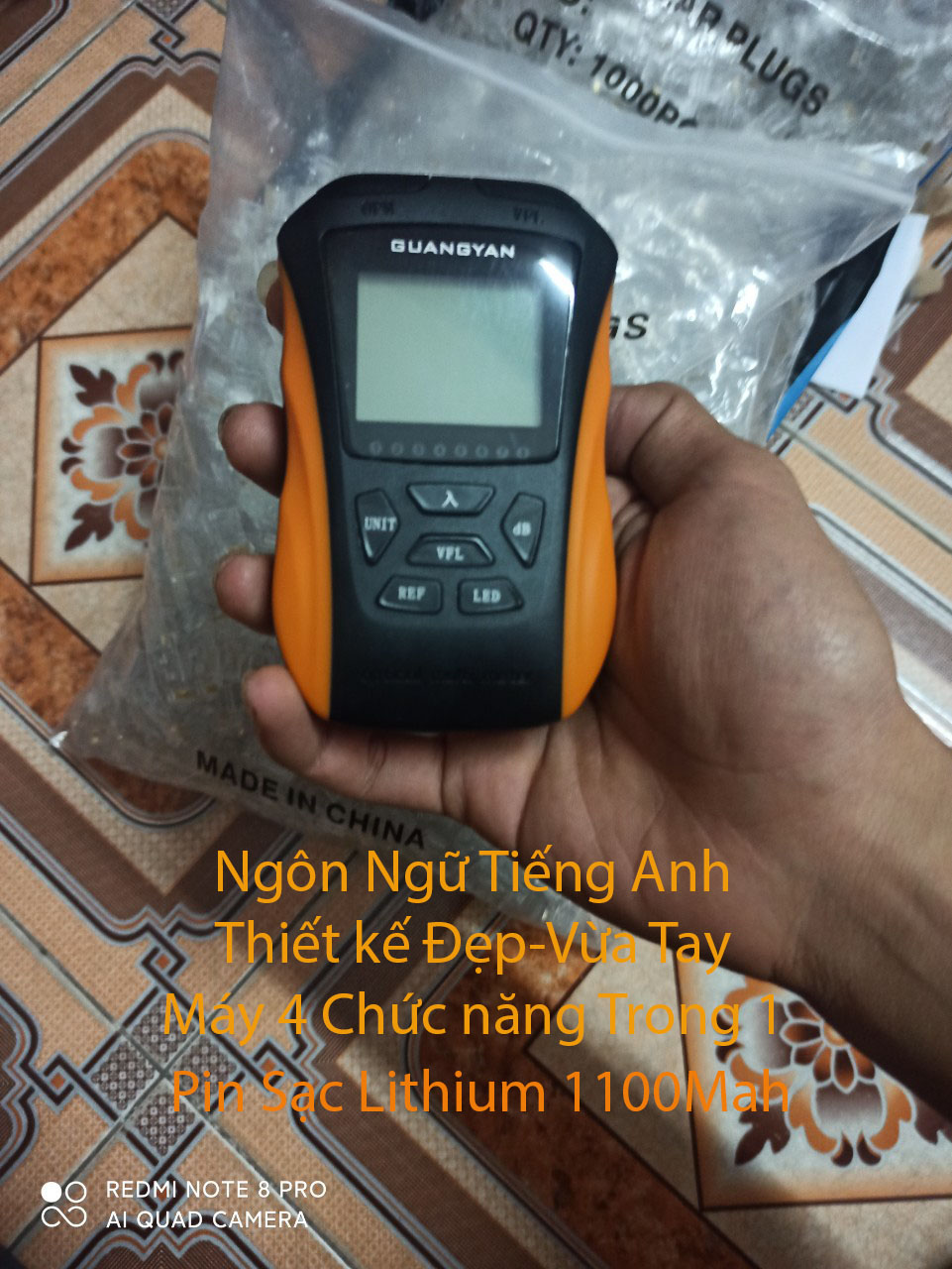 Máy đo công suất quang 5in1 Deep Light G8