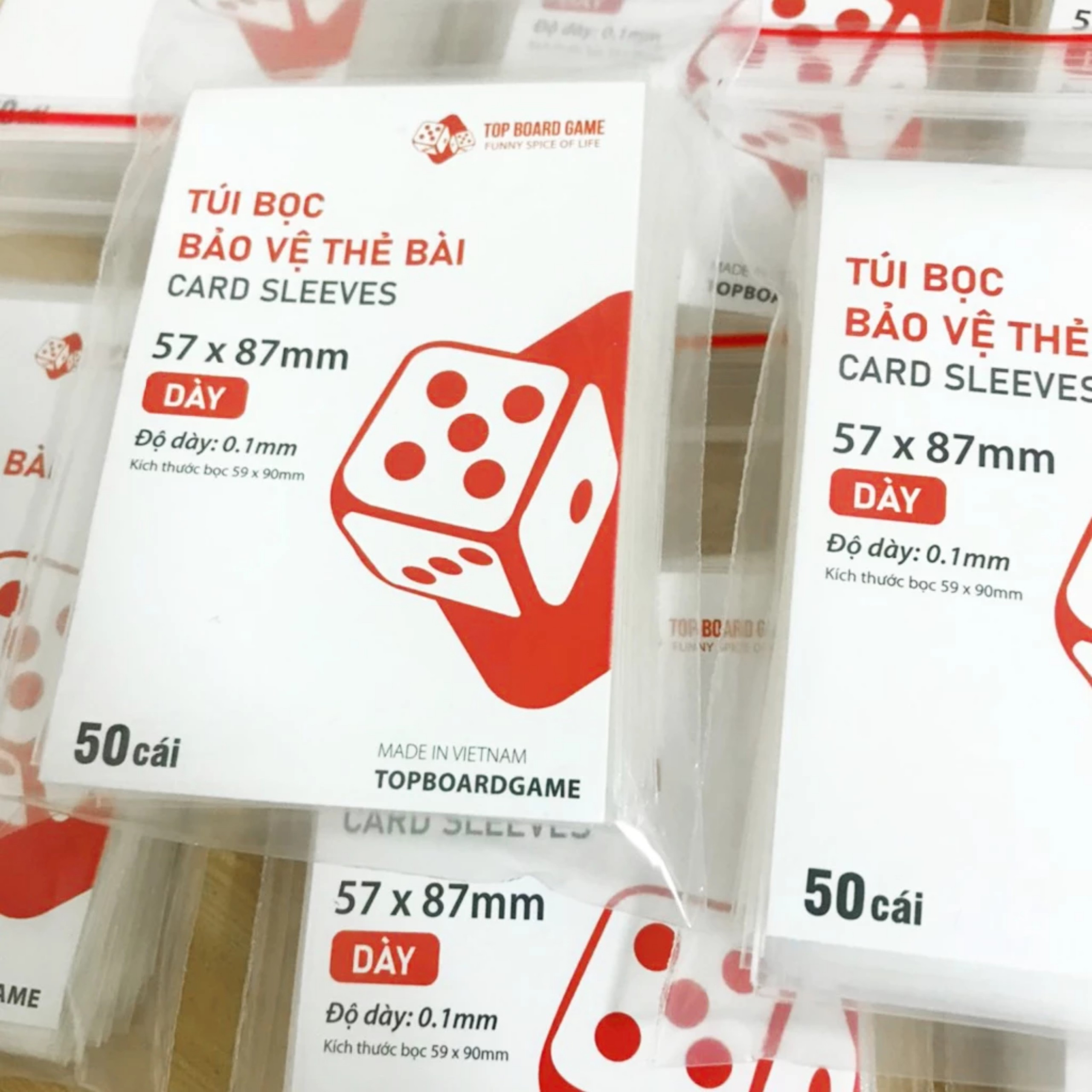 Túi bọc sleeve bảo vệ thẻ bài card ( 5,7x 8,7cm )