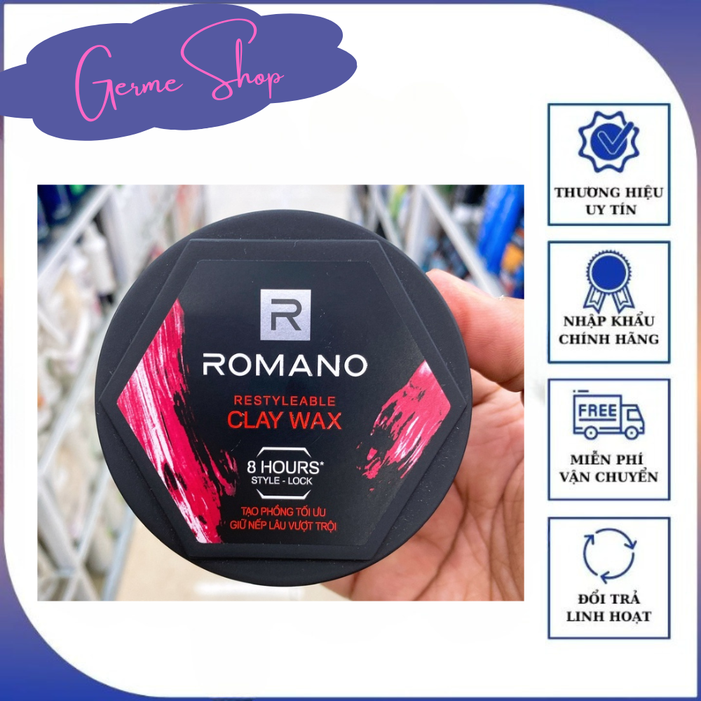 Wax Vuốt Tóc Nam Romano 68g
