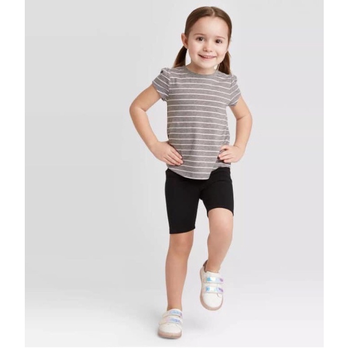 SET 4 QUẦN LEGGING LỬNG CHO BÉ (4 màu đen, hồng, trắng, ghi)