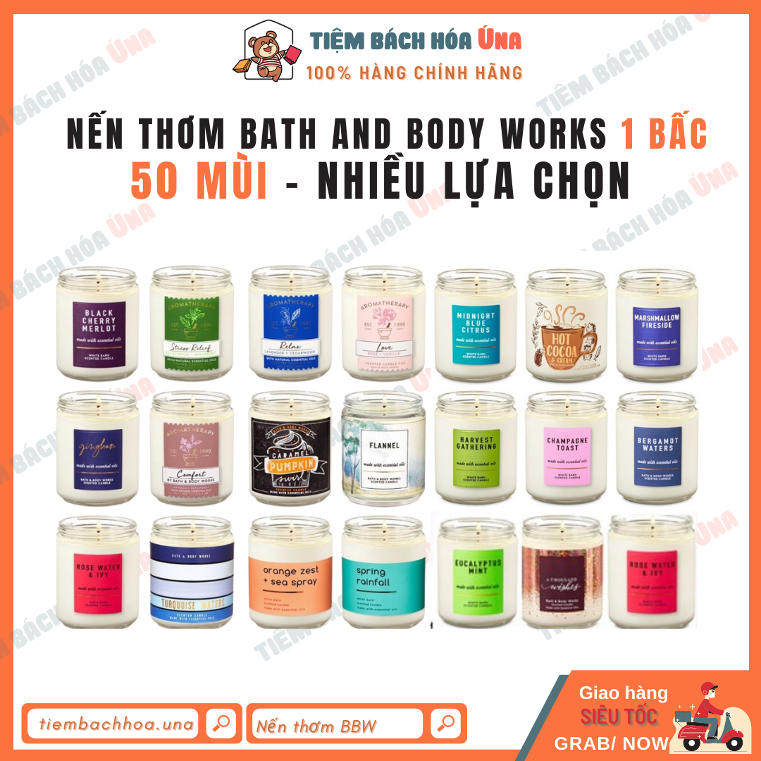 Bill Us Link 2 Nến thơm Bath and Body Works BBW Loại 1 bấc tiembachhoauna
