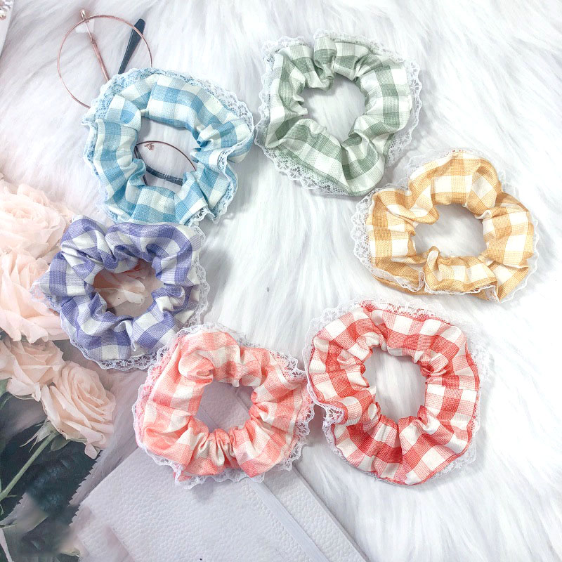 Scrunchies cột tóc nữ đơn giản giá rẻ S59