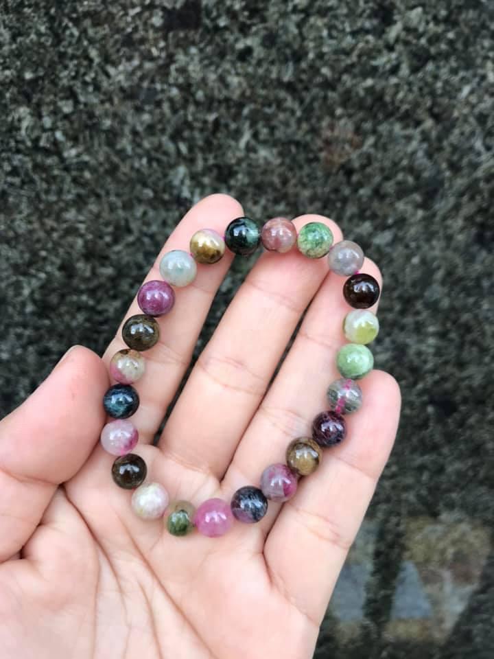 VÒNG TAY ĐÁ Tourmaline 7-8LY