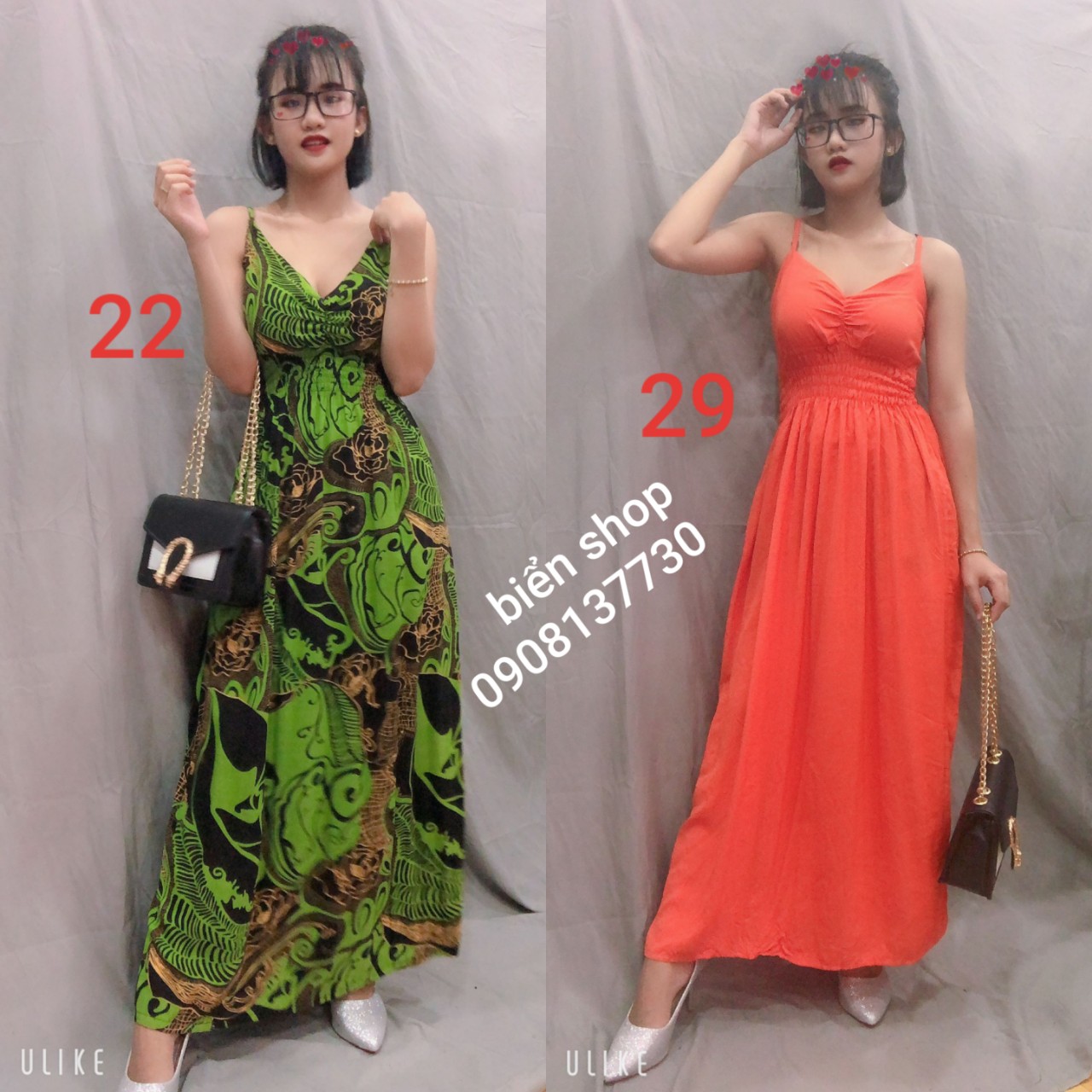 Maxi 2 dây Lanh Thái