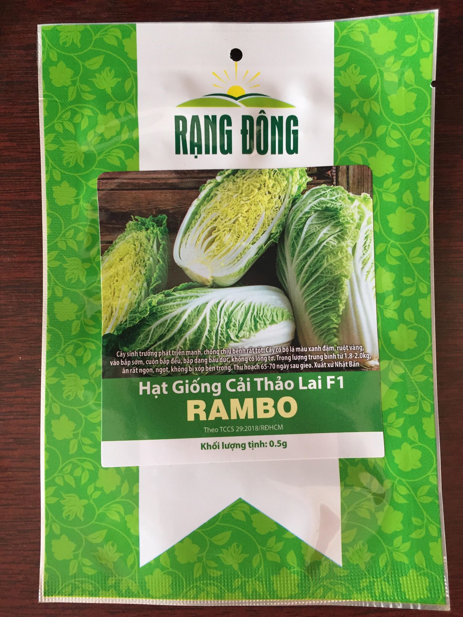 Hạt giống cải thảo Rạng Đông