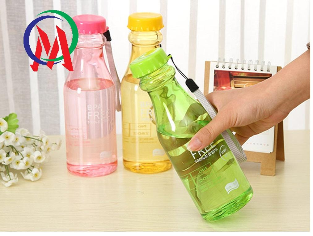[HCM][CHỊU ĐƯỢC NHIẾT ĐỘ CAO 95 ĐỘ] Bình nước BPA FREE 550ml