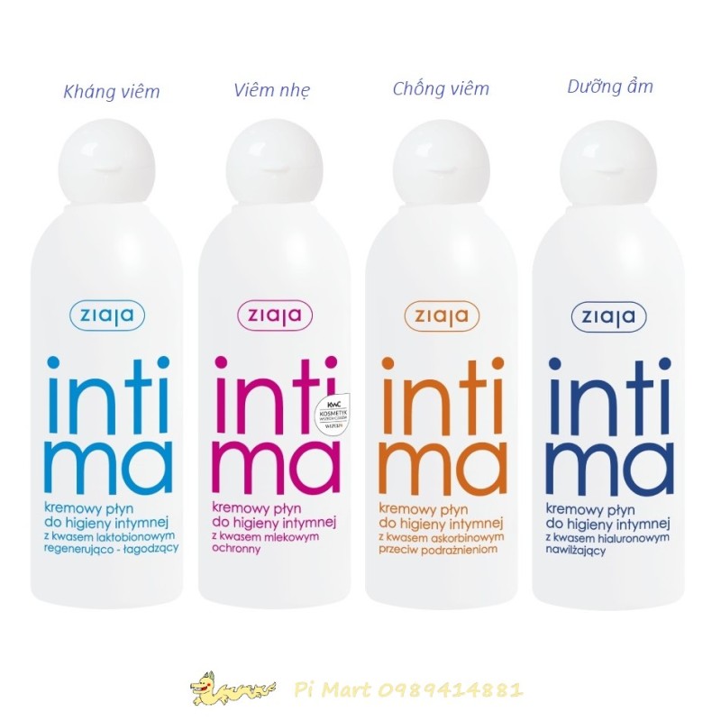 Dung Dịch Vệ Sinh Ziaja Intima Hồng ( Viêm Nhẹ )