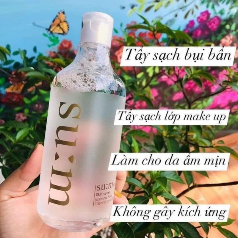 Set Nước tẩy trang Sum full 400ml + Sửa rửa mặt Sum 100ml