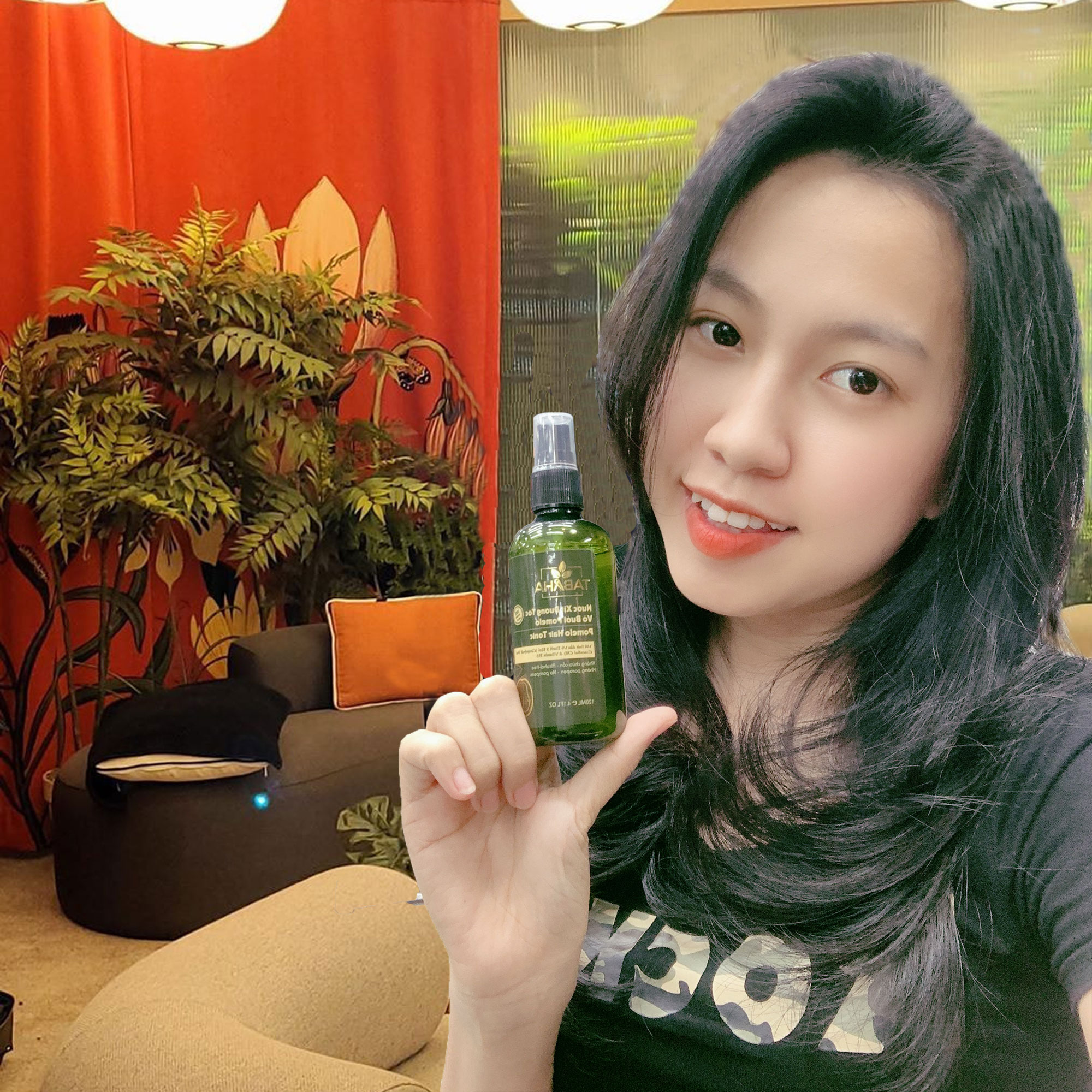 [HCM]Xịt dưỡng tóc kích thích mọc tóc con tinh dầu bưởi Pomelo Tabaha 120ml