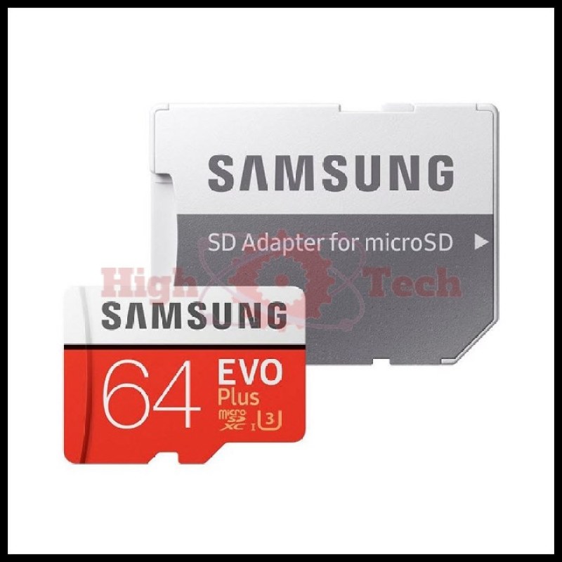 Thẻ nhớ microSDXC Samsung Evo Plus 64GB upto 100MB-s U3 C10 kèm Adapter