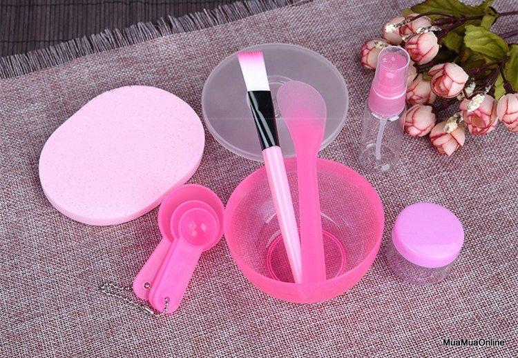 Bộ Dụng Cụ Trộn Mặt Nạ Đắp Mặt 9 Món Tiện Dụng
