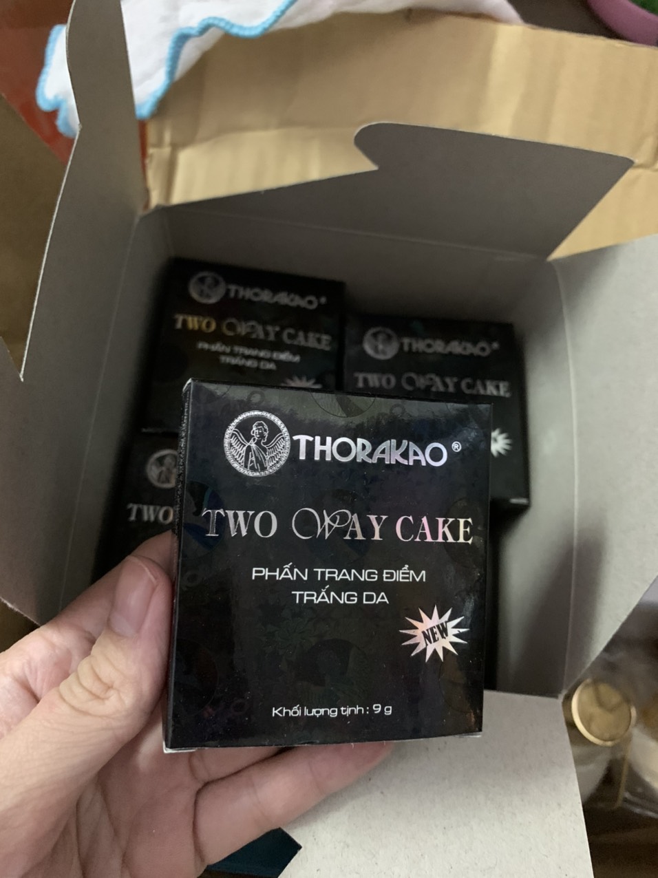 [giá khuyến mãi] phấn phủ thorakao 9g gồm 4 tông màu