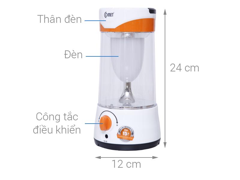 Đèn sạc Led cao cấp Comet CRL3103S