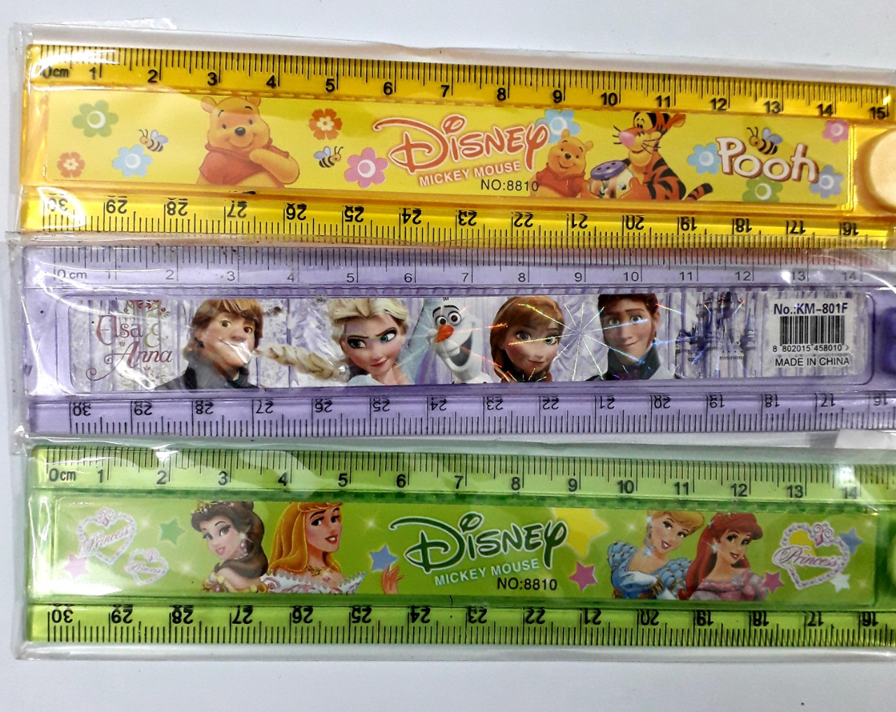 3 cái thước kẻ 30cm có gấp