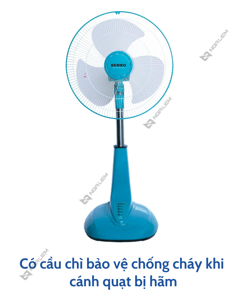 Quạt Lỡ Ống Inox LS1630 SENKO [Hàng Chính Hãng]