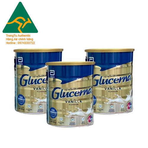Sữa tiểu đường Glucerna Úc 850gr mẫu mới