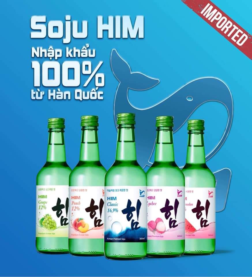 Soju Nhập Khẩu 100% Hàn Quốc