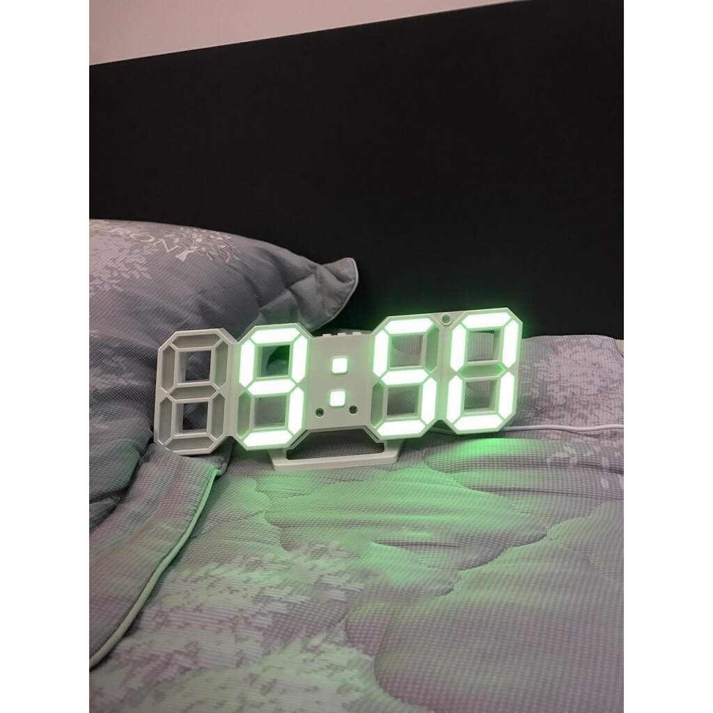 [HCM]Đồng hồ LED treo tường 3D phong cách Hàn Quốc