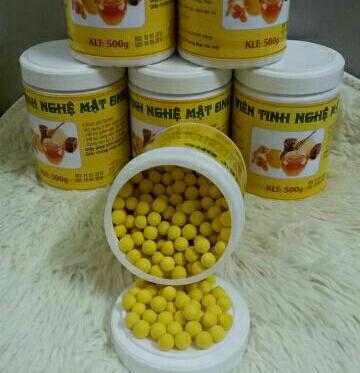 VIÊN TINH NGHỆ MẬT ONG HỘP 500G