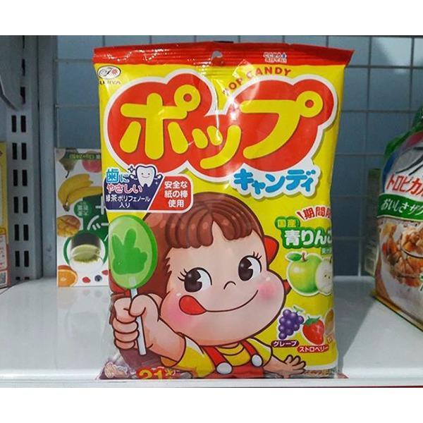 Kẹo mút trái cây Fujiya gói 21 cây