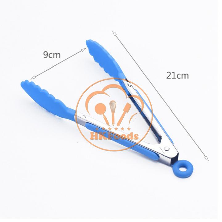 Kẹp gắp bánh, dụng cụ gắp thức ăn silicon 21cm