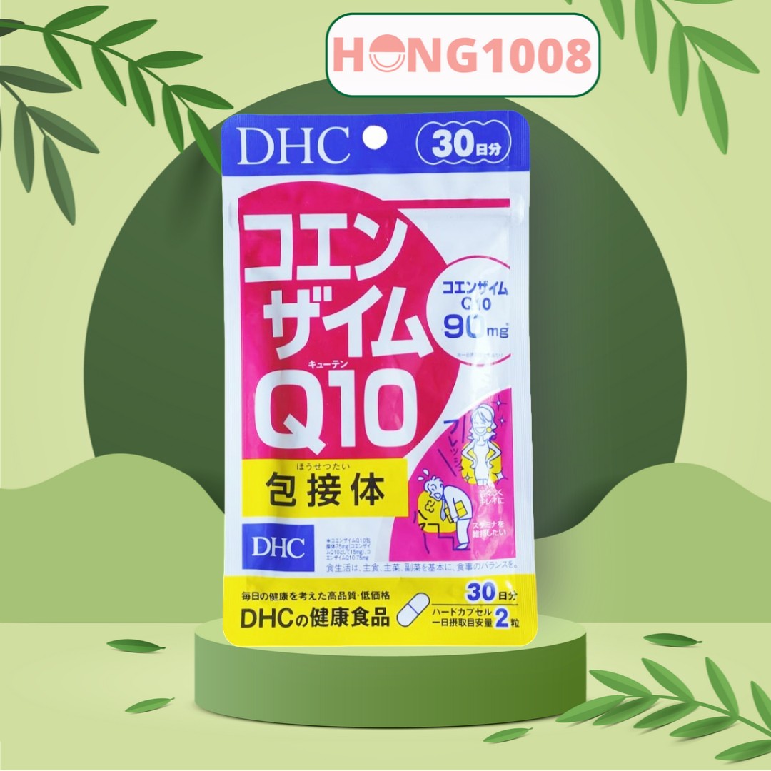 Viên uống chống lão hóa da DHC Coenzyme Q10 gói 60 viên 30 ngày dùng - Coq10 chống lão hóa da, Ngăn Ngừa Nếp Nhăn, Làm Đẹp Da Hiệu Quả - Shop Hong1008