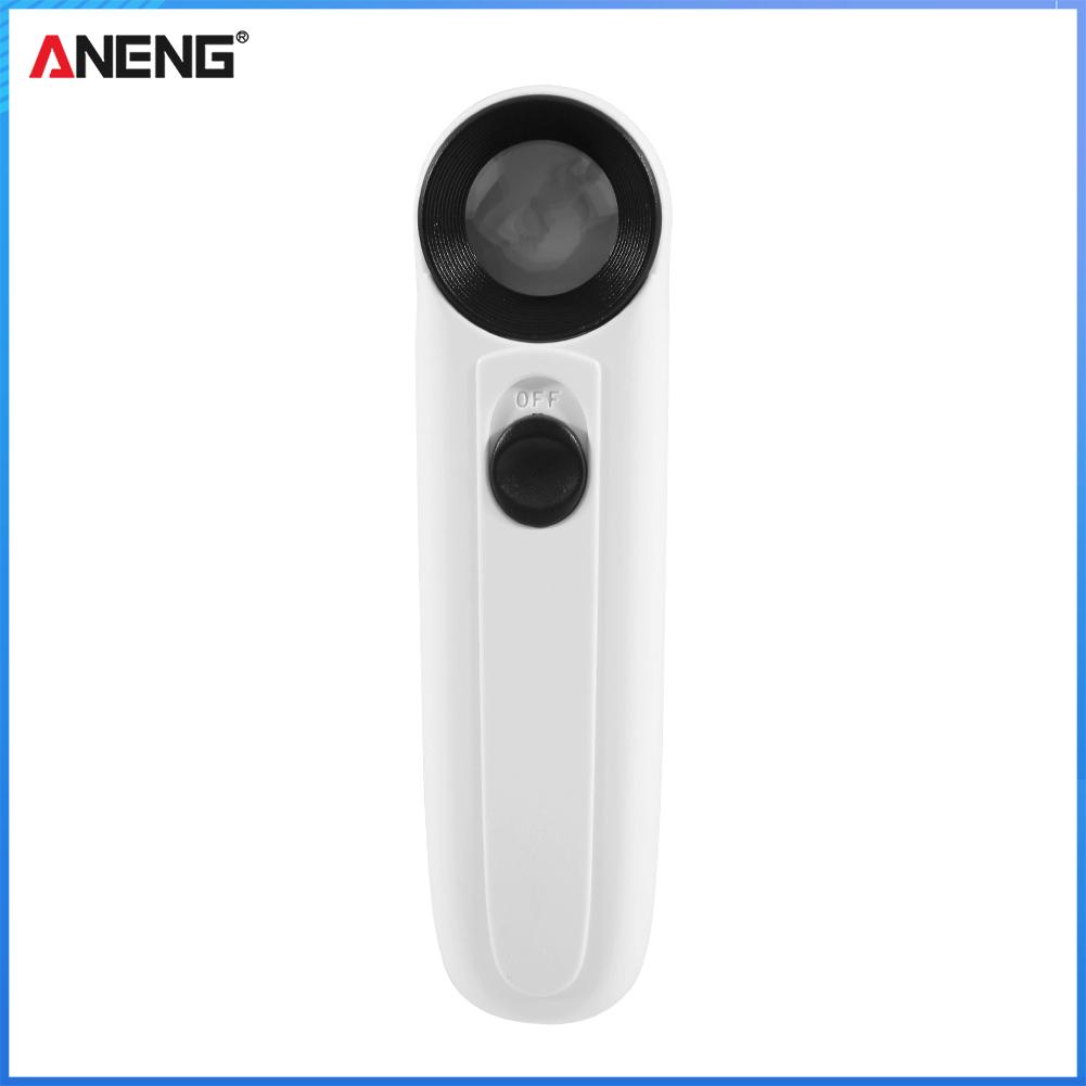 Handheld 40X HD Magnifier Mini Microscope Reading Books Magnifying Glass