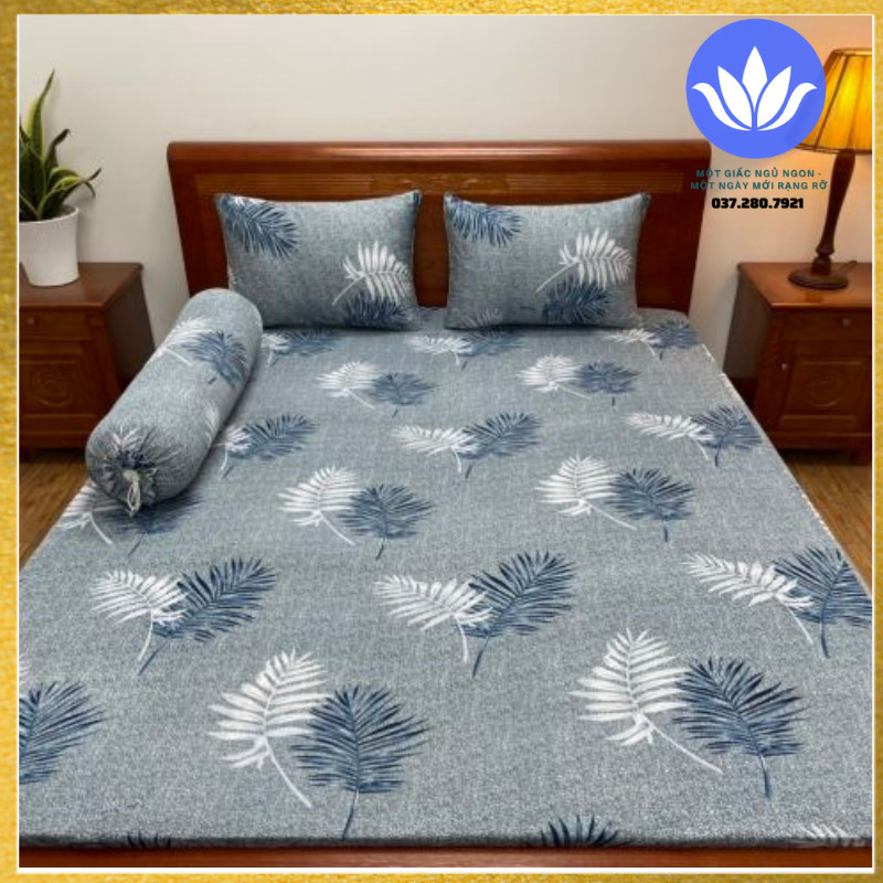 Drap ga giường lẻ thun lạnh hàn quốc in 3d vải cực đẹp đủ size- chân nệm 3-15cm