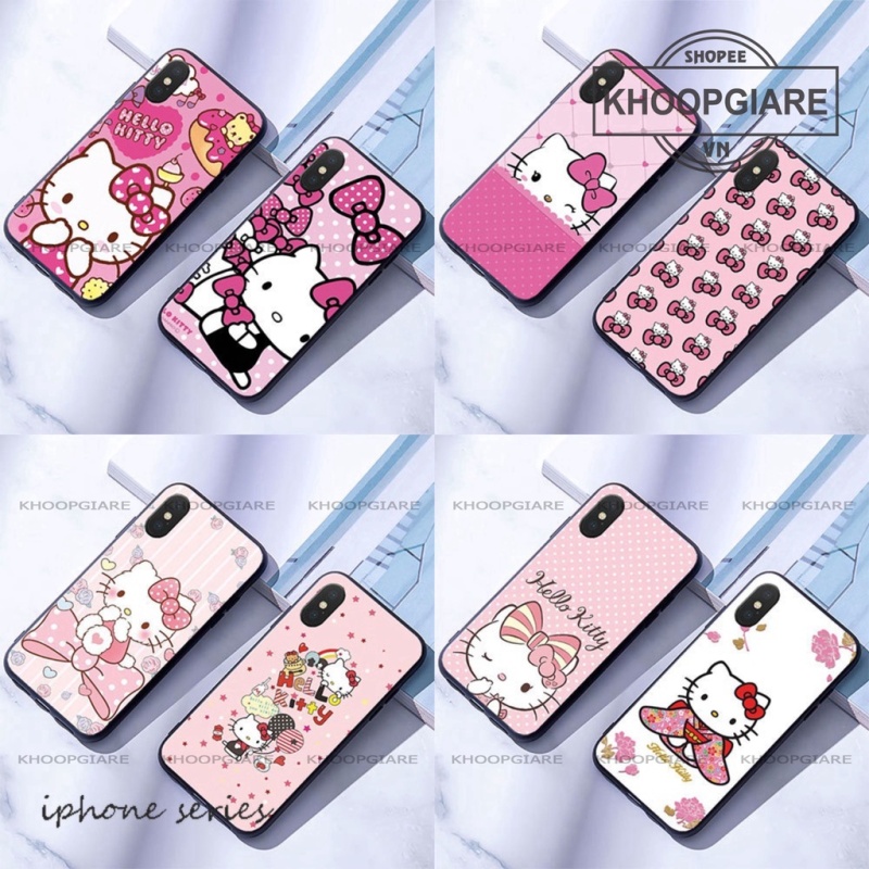 Ốp lưng IPhone 6, 6S, 6 plus, 6s plus,7, 8 Plus, X, XS, XSMAX hình Hello Kitty