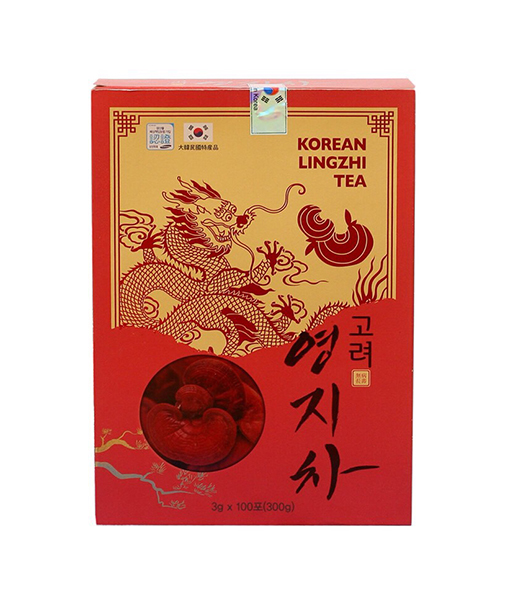 Trà nấm linh chi,hồng sâm đỏ Hàn Quốc