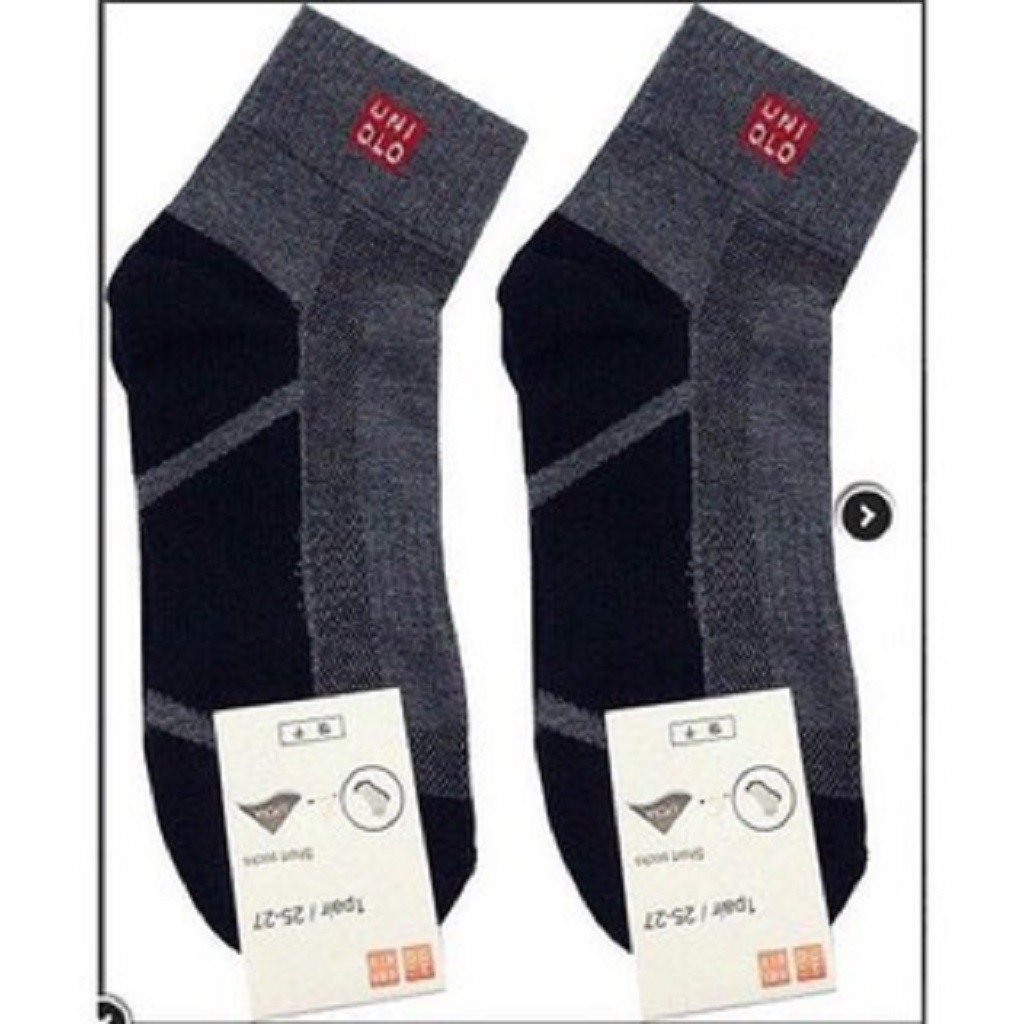 Set 5 đôi tất/vớ nam cổ cao Uni KEM SHOP 247 chất liệu cotton mềm, khử mùi hiệu quả và co giãn không gây hằn đau khi sử dụng