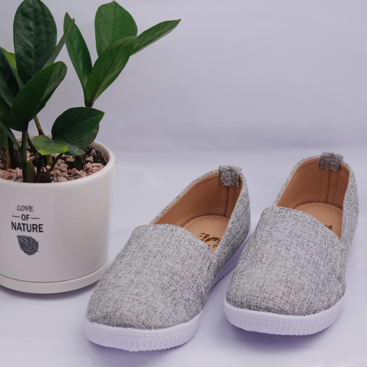 [HCM]GIÀY LƯỜI BỐ XÁM