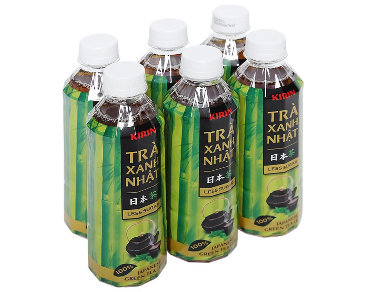 Thùng 24 chai trà xanh Nhật Kirin ít đường 345ml / Lốc 6 chai trà xanh Nhật Kirin ít đường 345ml
