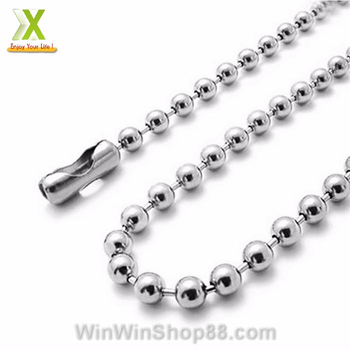 Combo 5 sợi dây chuyền bi DC15 (màu bạc)