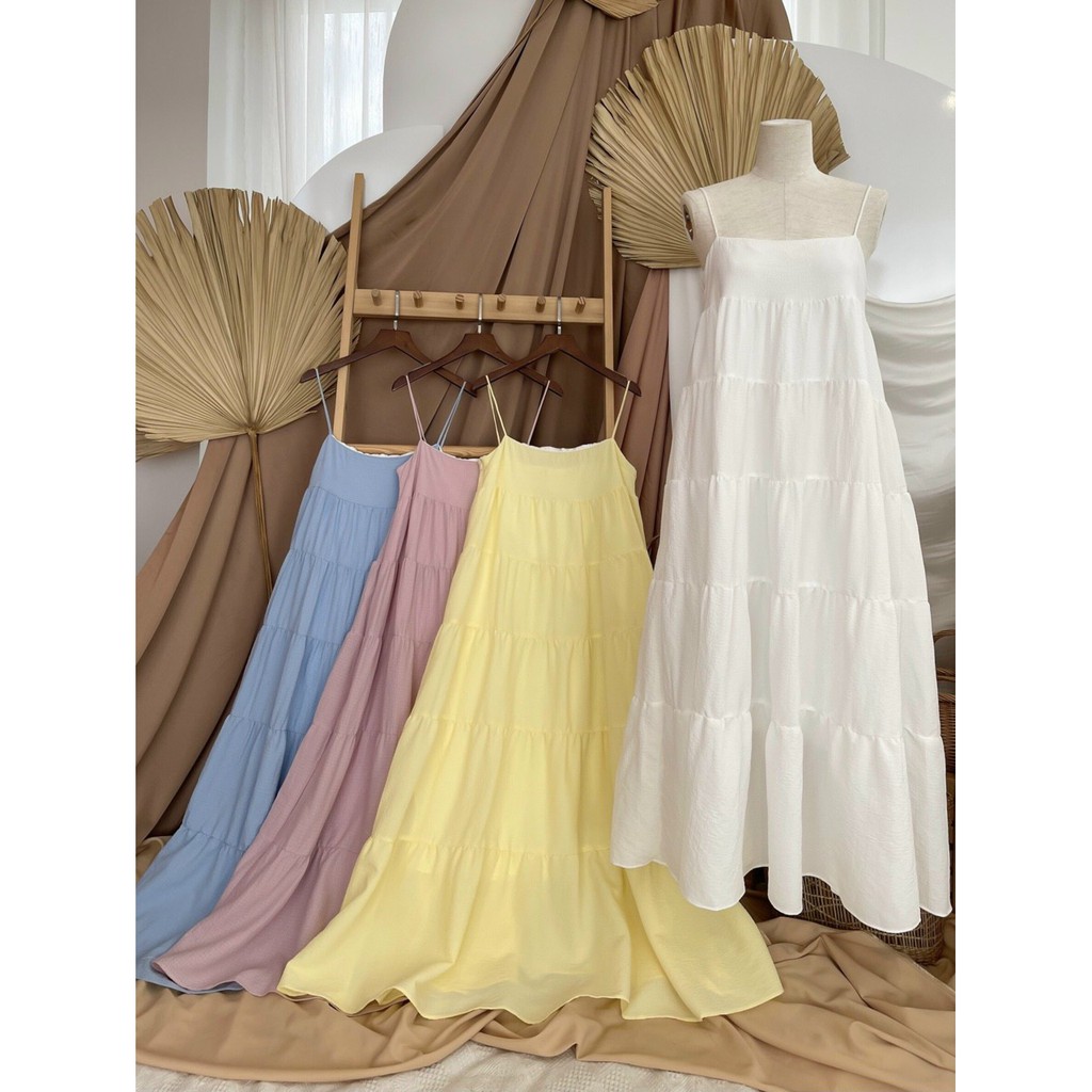 Đầm Maxi 2S Dáng Xòe Trang Trọng