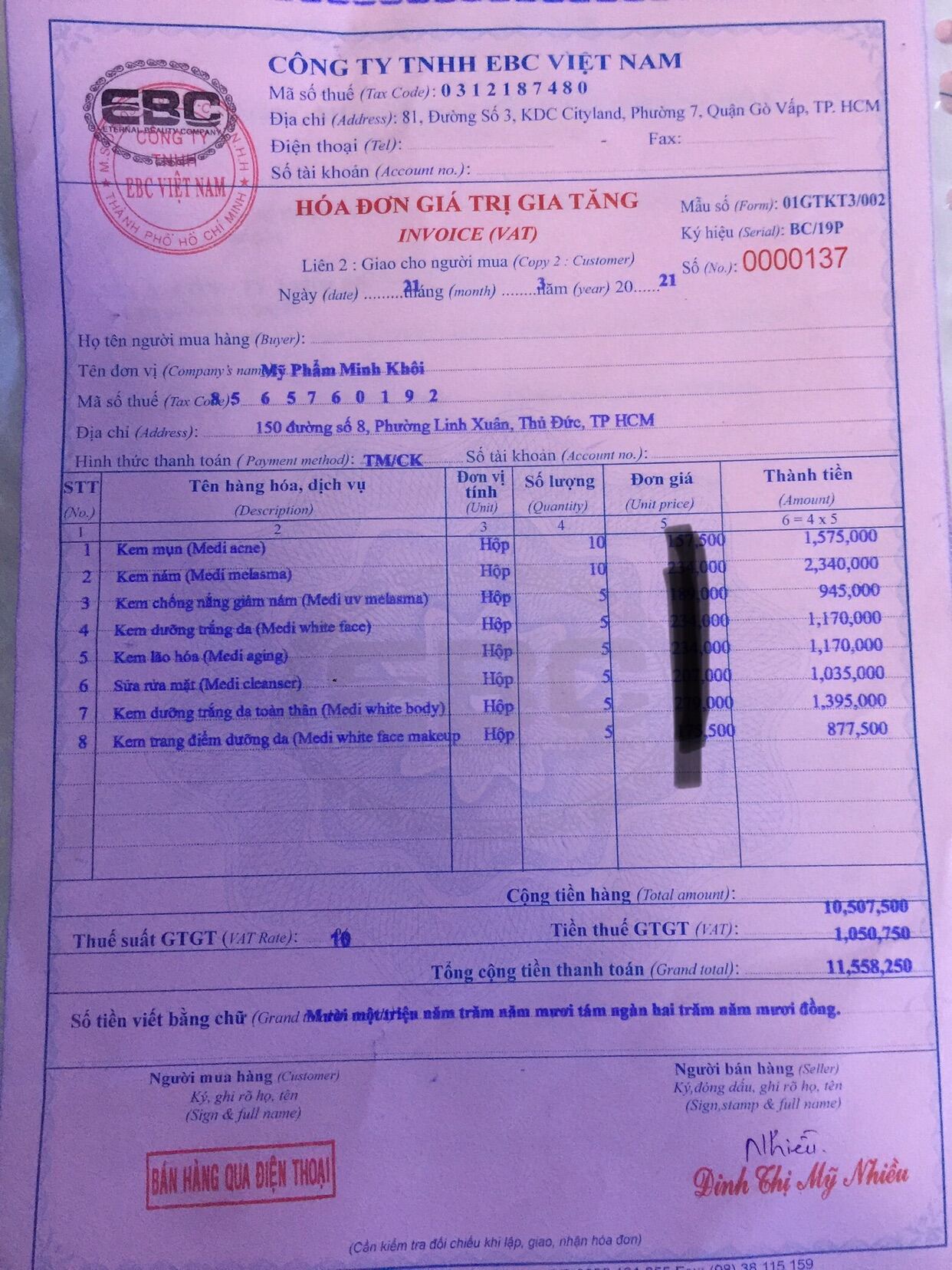 Kem Medi white Face trắng da chống Lão hoá