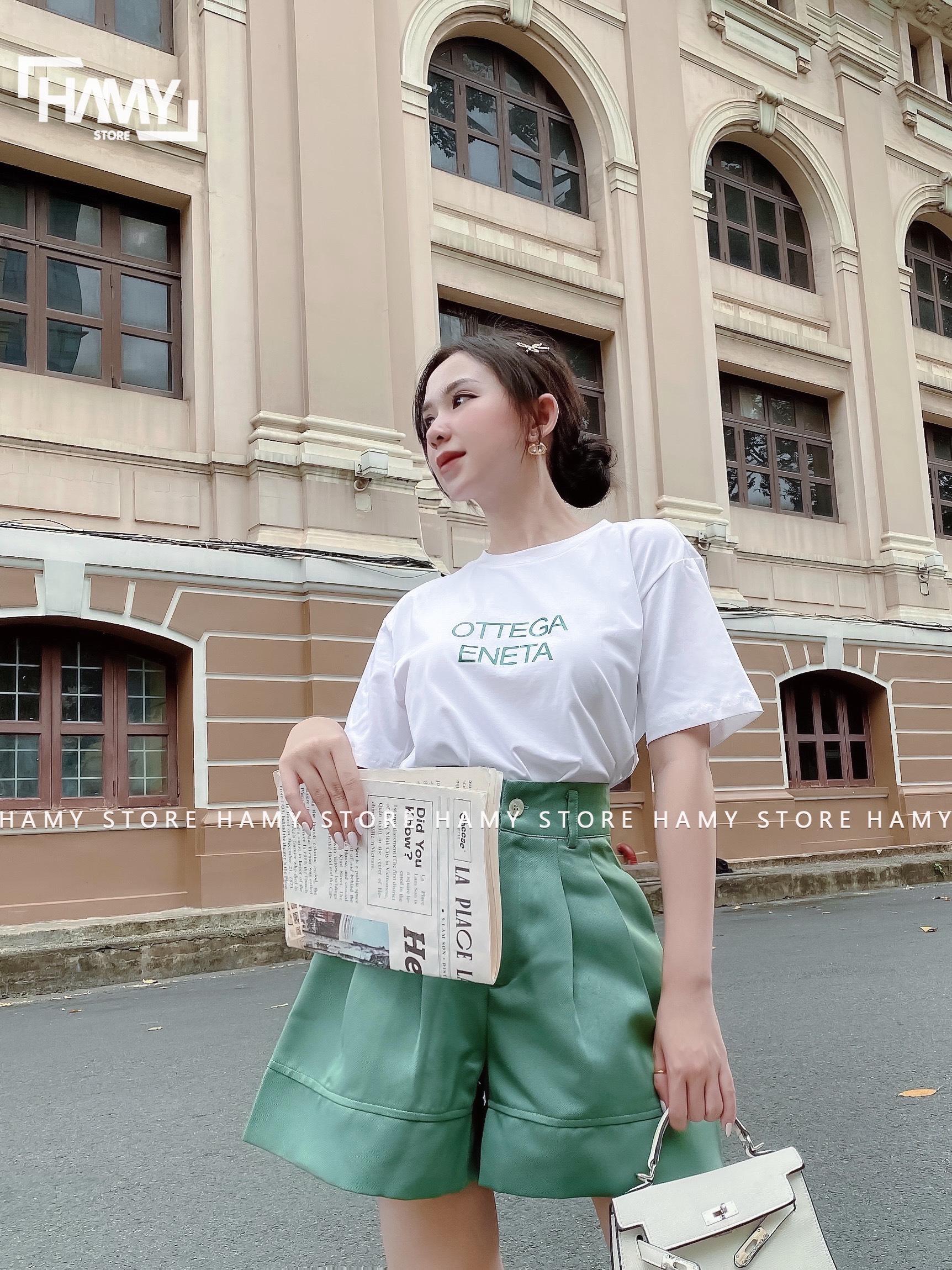 Set Quần Đùi Áo Thun nữ Ngắn Tay 4 màu Lựa Chọn